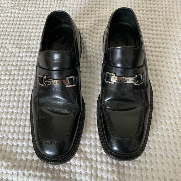 Vintage Men’s Gucci Horsebit Square Toe Loafers - Picture 3 of 12